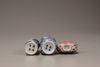 THREE CHINESE PORCELAIN SNUFF BOTTLES, 19TH CENTURY