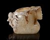A CHINESE JADE JAR OF A WINGED MAN, WESTERN HAN DYNASTY  (206 BC–9 AD)