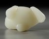 A GROUP OF CHINESE WHITE AND PALE CELADON JADE MYTHICAL BEAST CARVINGS, 20TH CENTURY