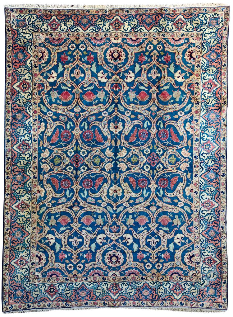 A BENLIAN TABRIZ CARPET, CIRCA 1910, SIGNED