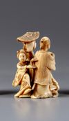 A JAPANESE NETSUKE CARVING