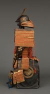 A JAPANESE GOLD LACQUER METAL SUIT-OF-ARMOUR (Ô’YOROI), SECOND HALF 18TH CENTURY