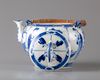 A CHINESE BLUE AND WHITE TEAPOT