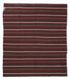 AN ANTIQUE QASHQAI NOMADIC JAJIM (MULTI-PANEL FLATWEAVE)