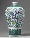 A Chinese doucai 'dragon' meiping