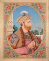 A LARGE  INDIAN PORTRAIT, 19TH CENTURY