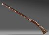 A BONE INLAID MATCHLOCK MUSKET, 19TH-20TH CENTURY