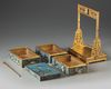 A CHINESE CLOISONNÉ ENAMEL THREE-TIERED LUNCH BOX, CHINA, 19TH-20TH CENTURY