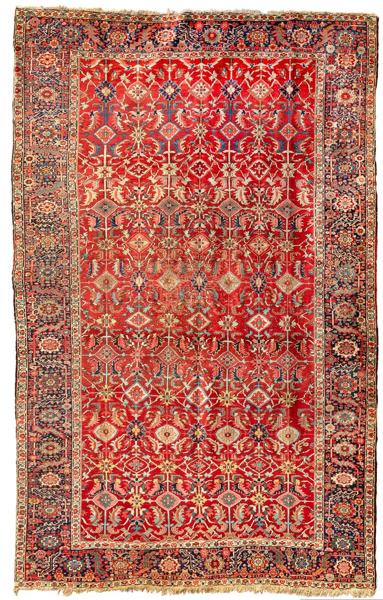 A LARGE HERIZ CARPET