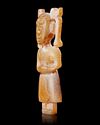 A CHINESE JADE FEMALE FIGURE,  SHANG DYNASTY (c. 1600–1046 BCE)