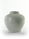 A Chinese white-glazed anhua-decorated 'dragon' jar