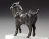 A ROMAN BRONZE FIGURE OF A BULL, CIRCA 1ST CENTURY B.C./A.D.