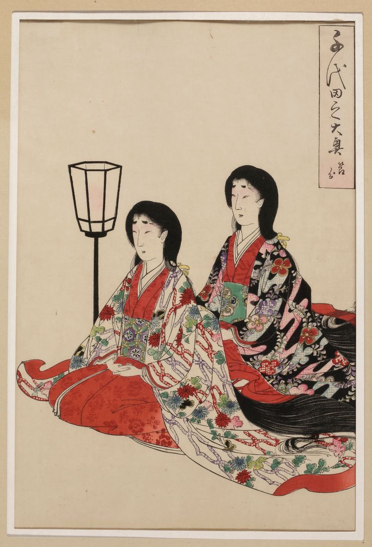 ELEGANT JAPANESE COURT LADIES