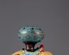 A famille rose 'elephant' incense burner