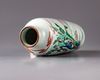 A Chinese Famille verte vase