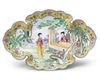 A CHINESE CANTON ENAMEL DISH, 20TH CENTURY