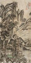 A CHINESE HANGING SCROLL