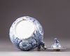 A Chinese blue and white wine-pot with cover