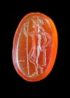 A CARNELIAN INTAGLIO SHOWING MARS OR ARES, 2ND-3RD CENTURY AD