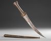 A PERSIAN GILT AND ENGRAVED STEEL DAGGER, EARLY ZAND DYNASTY, 18TH CENTURY
