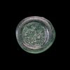 AN EARLY ISLAMIC GLASS WEIGHT OF HALF DIRHAM