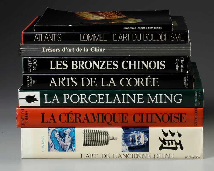 SEVEN FRENCH BOOKS ABOUT CHINESE ART