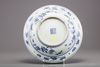A Chinese blue and white plate