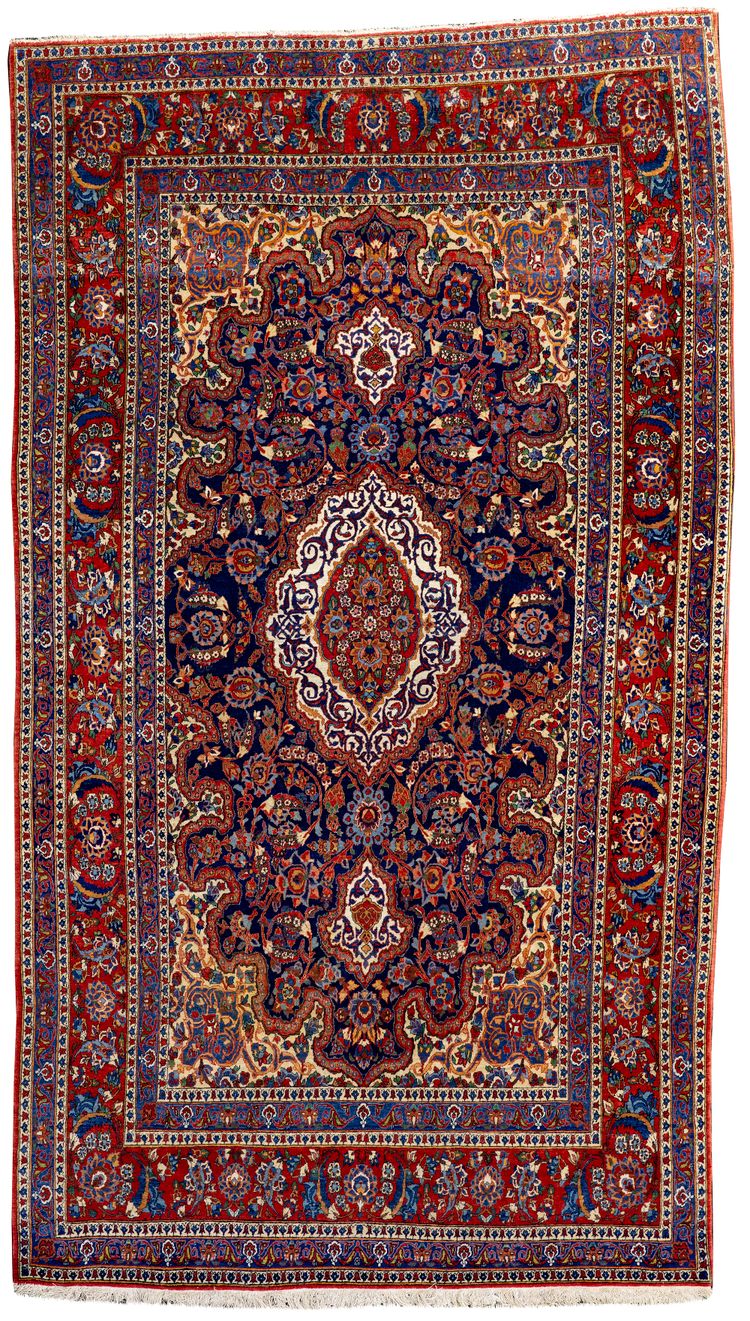 A PERSIAN ISFAHAN CARPET