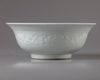 A white-glazed bowl
