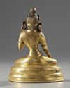 A Gilt Chinese figure of Bodhisttva