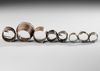 EIGHT BRONZE BRACELETS, BRONZE AGE, 7TH CENTURY BC