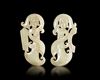 A DOUBLE JADE PENDANT, CHINA, ZHOU DYNASTY (c. 1046–256 BC)