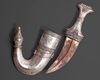 SILVER YEMENI DAGGER (JANBIYA)   EARLY 20TH CENTURY