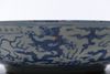 A LARGE CHINESE BLUE AND WHITE DRAGONS DISH, MING DYNASTY (1368-1644) OR LATER