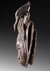 AN AFRICAN MASK WITH BIRD CREST, EARLY 20TH CENTURY