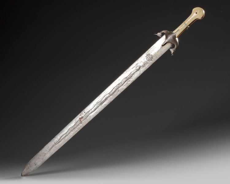 AN INDO-PERSIAN STRAIGHT SWORD (FIRANGI), NORTH-WEST INDIA, 18TH CENTURY