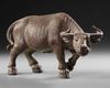 A CHINESE TERRACOTTA BULL, 19TH-20TH CENTURY
