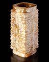 A YELLOWISH-BROWN MOTTLED FIVE-TIERED JADE CONG, CHINA, LIANGZHU CULTURE
