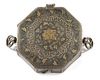 A GILT SILVER TALISMAN BAJUBAND CASE