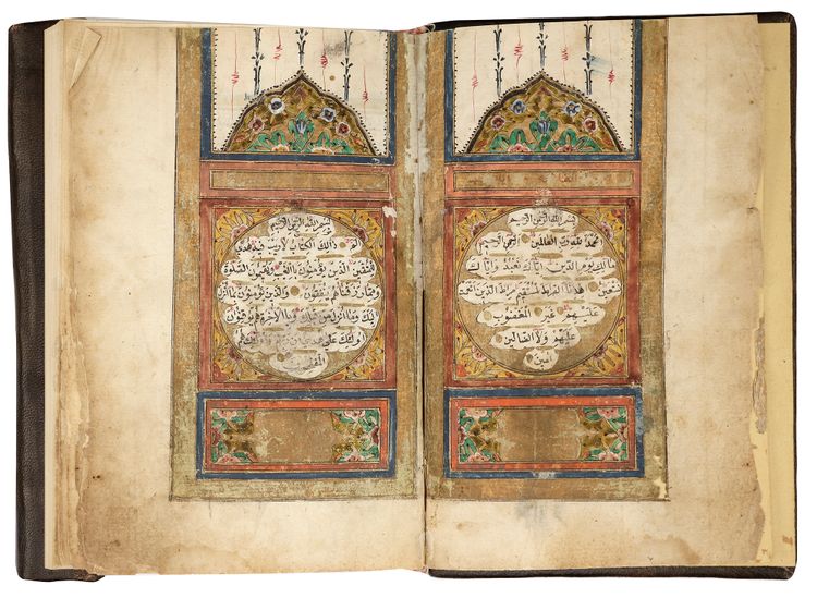 AN ILLUMINATED OTTOMAN QURAN, TURKEY, BY OSMAN IBN HASAN AL-BADI, DATED 1247 AH/1831 AD