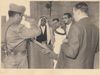 A SET OF CARDBOARD PHOTOS BELONGING TO SHEIKH SALEM BIN MAHFOUZ (FOUNDER OF THE NATIONAL COMMERCIAL BANK IN SAUDI ARABIA) WITH ONE OF THE AL-KAAKI'S FAMILY AND THEIR COMPANIONS DURING THEIR VISIT TO THE ARAB REPUBLIC OF EGYPT IN THE MID-1950s