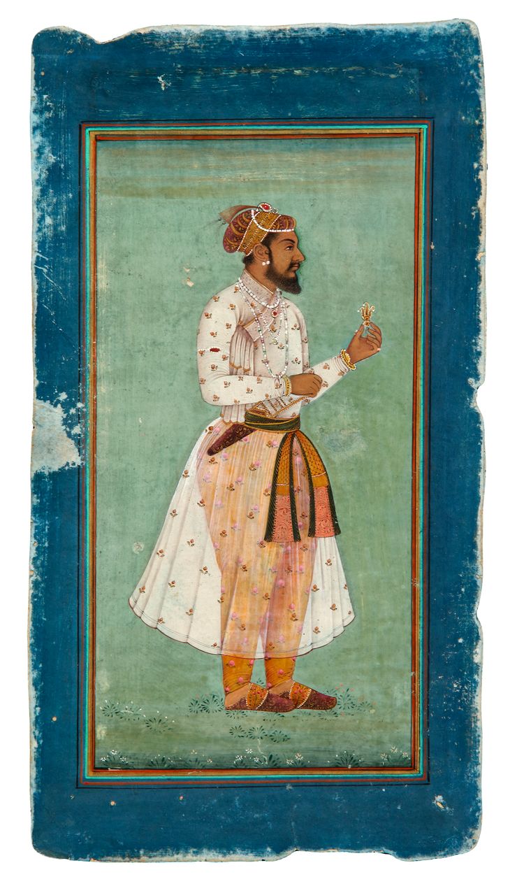 A PORTRAIT OF THE EMPEROR AURANGZEB 17TH-18TH CENTURY