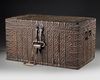 A SAFAVID IRON-CLAD WOODEN CHEST 17TH–18TH CENTURY