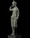A ROMAN BRONZE STATUETTE OF DIANA, CIRCA 1ST-2ND CENTURY A.D.