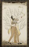 AN INDIAN PAINTING OF AN ELEGANT LADY, EARLY 20TH CENTURY