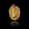 A GOLD PENDANT IN THE SHAPE OF THE HEAD OF MEDUSA, 2ND-3RD CENTURY AD