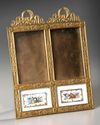 A FRENCH LOUIS XVI STYLE DOUBLE FRAME, LATE 19TH CENTURY