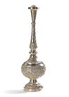 AN INDIAN SILVER ROSE WATER SPRINKLER, 19TH CENTURY