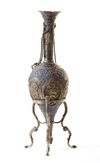 AN OTTOMAN SILVER HOOKAH, 19TH-20TH CENTURY