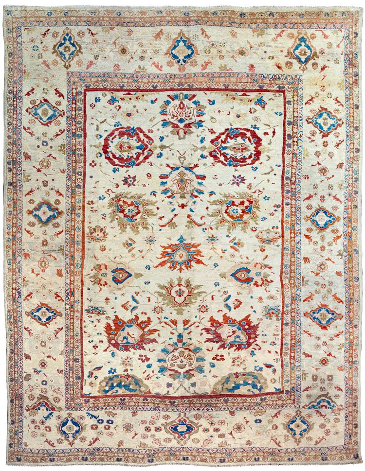 A ZIEGLER MAHAL RUG, END OF 19TH CENTURY